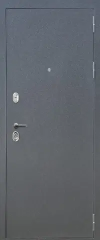 Теплая дверь входная FLY DOORS Аркан 206, 2 замка, 1,2 мм металл, (графит букле+айс ривьера) #2