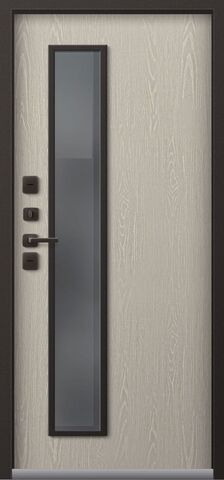 Термодверь входная Центурион Т-20 (2026), 2 замка, 1,4 мм металл, (шоколад муар+латте кашемир) #3