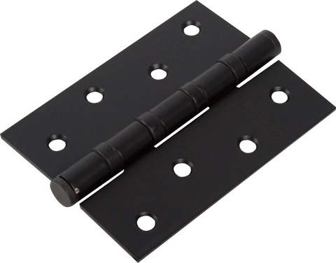 Петля врезная универсальная без колпачка Аргентан AR 100- 4BB FH BLACK, цвет черный (гарантия - 12 месяцев)