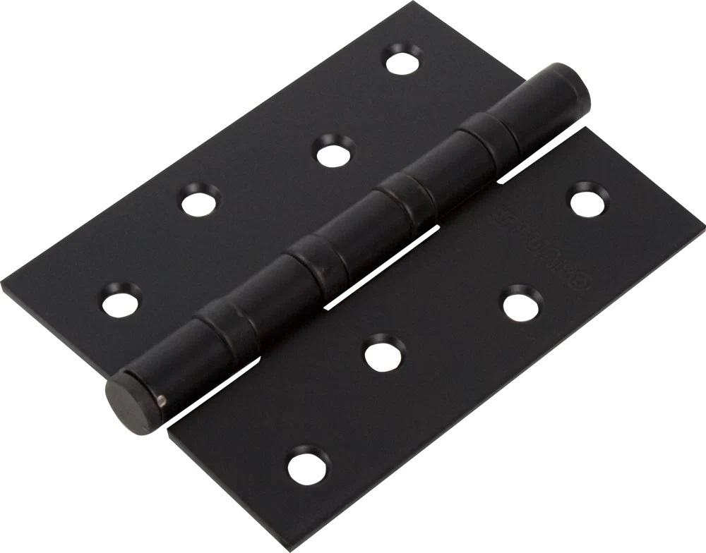 Петля врезная универсальная без колпачка Аргентан AR 100- 4BB FH BLACK, цвет черный (гарантия - 12 месяцев)