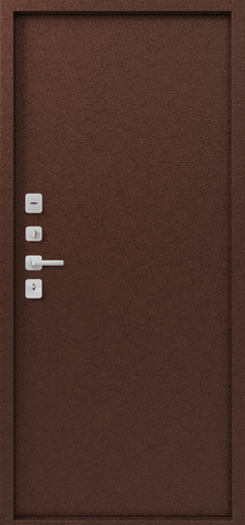 Теплая дверь входная Сезам V-01 (2026), 2 замка, 1,4 мм металл, (медь антик+медь антик) #3