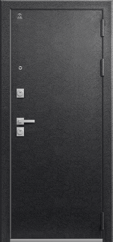Теплая дверь входная Центурион С-104 зеркало (2026), 2 замка, 2 мм металл, (черный муар+грей кашемир) #2