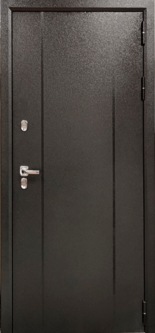 Термодверь входная ЗСД Сибирь Легенда V2, 2 замка, 1,4 мм металл, (черный мрамор+молочный дуб) #2