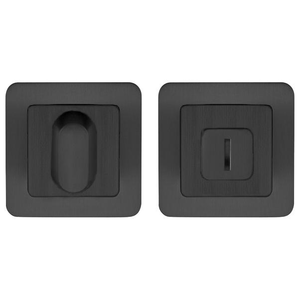 Завертка квадрат Пунто BK6.K.QR52 (BK6 QR) BL-24, цвет черный к ручкам K.QR52.ORION BL-24 (гарантия - 12 месяцев)