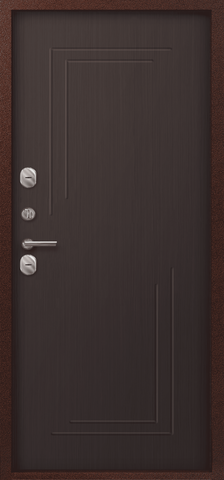 Термодверь входная Сезам Т-100 (2026), 2 замка, 1,2 мм металл, (медь антик+темная лиственница) #3