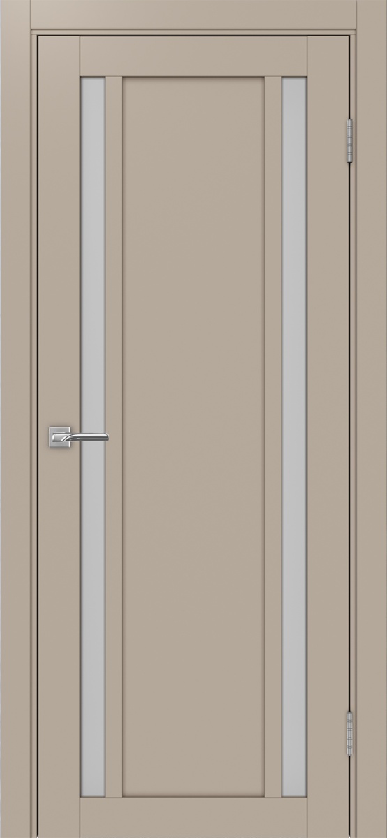 Дверь межкомнатная Оптима Порте Турин 522.212, цвет мокко, экошпон, стекло мателюкс