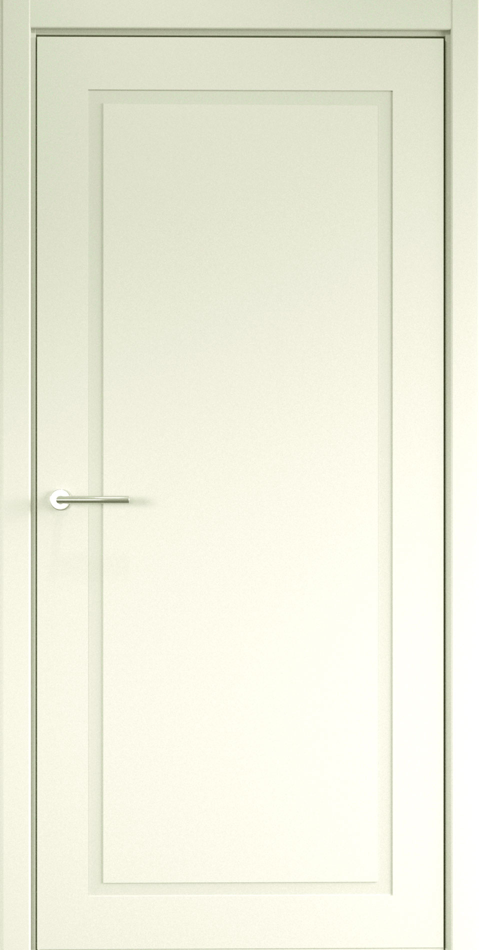 Дверь межкомнатная Альберо (Фрегат) Стиль (Эмаль) Стиль НЕО-1 (с врезкой под замок), цвет слоновая кость, эмаль, глухая