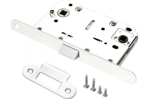 Защелка Ренц INLB 96 PL White (слоновая кость), цвет белый (гарантия - 12 месяцев)