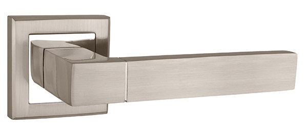 Ручка квадрат Пунто K.QL52.STYLE (STYLE QL) SN/CP-3, цвет никель матовый/хром (гарантия - 12 месяцев)