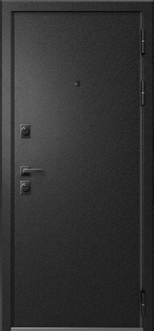 Теплая дверь входная Эталон S-4 (2025), 2 замка, 2 мм металл, (черный муар+белый снег) #2