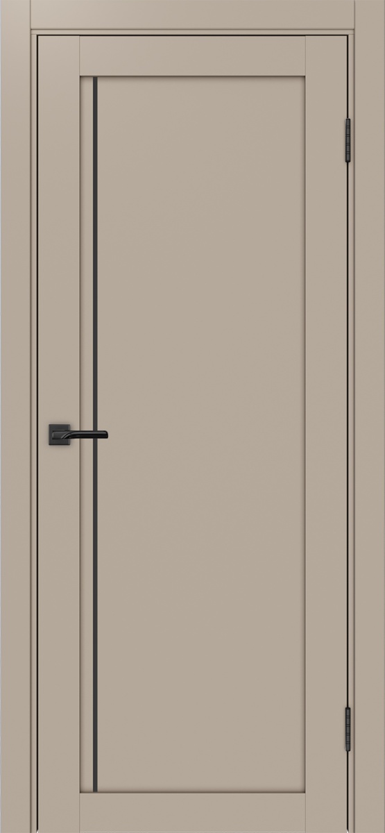 Дверь межкомнатная Оптима Порте Турин 565.11 АПП молдинг SB, цвет мокко, экошпон, глухая