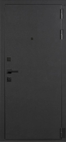 Теплая дверь входная ЮДМ Цефей Флэш V1, 2 замка, 1,2 мм металл, (графит букле+белый софт) #2
