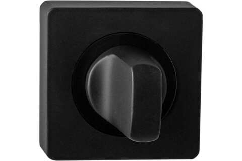 Завертка квадрат Пуэрто B2B BK AL 02 Black, цвет черный к ручкам B2B 514-02 Black, B2B 521-02 Black #2