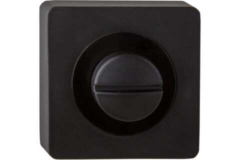 Завертка квадрат Пуэрто B2B BK AL 02 Black, цвет черный к ручкам B2B 514-02 Black, B2B 521-02 Black #3