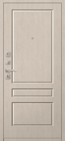 Теплая дверь входная Центурион С-101 (2026), 2 замка, 2 мм металл, (черный муар+седой дуб) #3