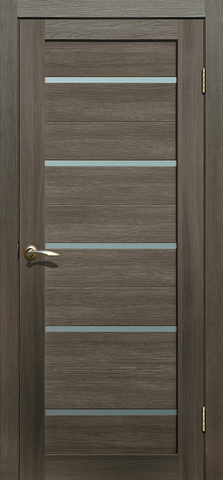Дверь межкомнатная Лайт дорс L-26, цвет венге 3D, эколайт, стекло матовое