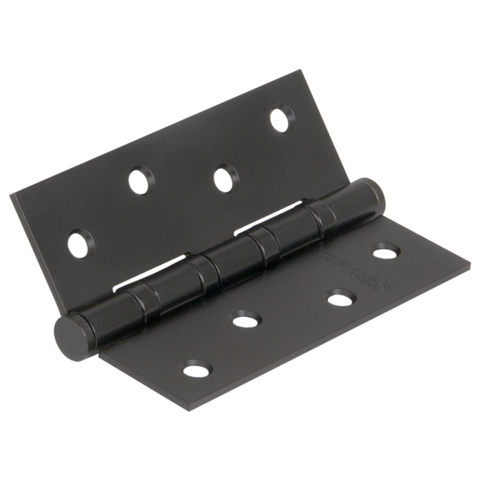 Петля врезная универсальная Фуаро IN4400U BL (4BB 100x75x2,5), цвет черный матовый (гарантия - 2 года)