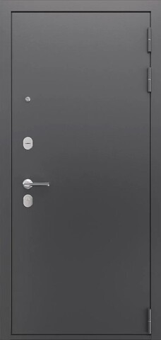 Теплая дверь входная Феррони Прагматик металл/металл, 2 замка, 1,2 мм металл, (графит букле+графит букле) #2