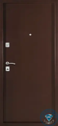 Дверь входная Алмаз Яшма, 2 замка, 1,5 мм металл, (медь антик+медь антик) #3
