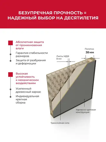 Дверь межкомнатная ХЬЮГОДОРС Харви 11 (черная алюминиевая кромка с 4х сторон, врезка под замок), цвет элегантный серый, экошпон, стекло белое (гарантия - 5 лет) #9