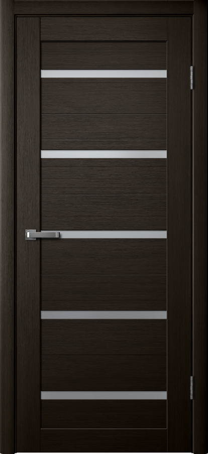 Дверь межкомнатная Ла Стелла 206, цвет мокко дуб, экошпон, стекло матовое