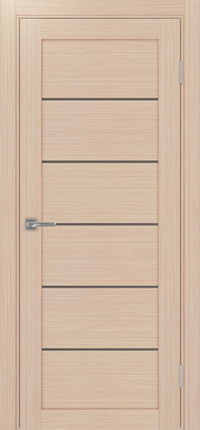 Дверь межкомнатная Оптима Порте Турин 506.12, цвет беленый дуб, экошпон, стекло бронза